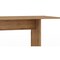 Manhattan Comfort Rectangle NoMad 67.91 Dining Set of 3 in Nature, 67.91 W, 32.48 L, 29.92 H, MDF, Nature 126GMC77 - alternate 3